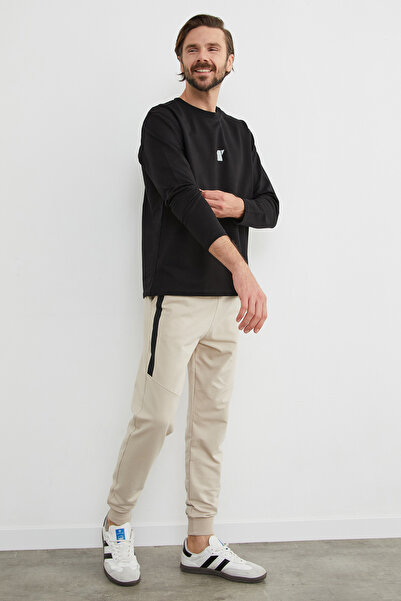 Fulla Moda Tie Waist Jogger Sweatpants
