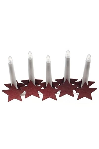 HOFF Decorațiune de Crăciun cu 5 LED-uri calde, Hoff, alimentată cu baterii