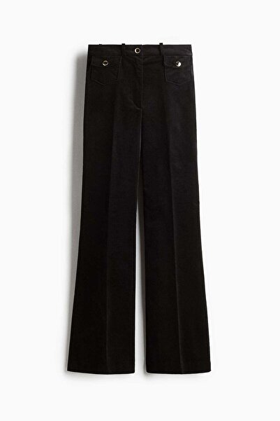 H&M بنطلون مخملي واسع