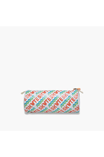 Disney Mickey Mouse Print Pencil Case with Zip Closure