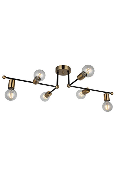 Genel Markalar Rena Eskitme Siyah Plafonyer Altılı