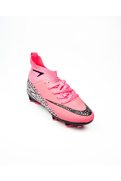 LALİGA 610 Pink Sock Children's Carpet Field Shoes (28-35)