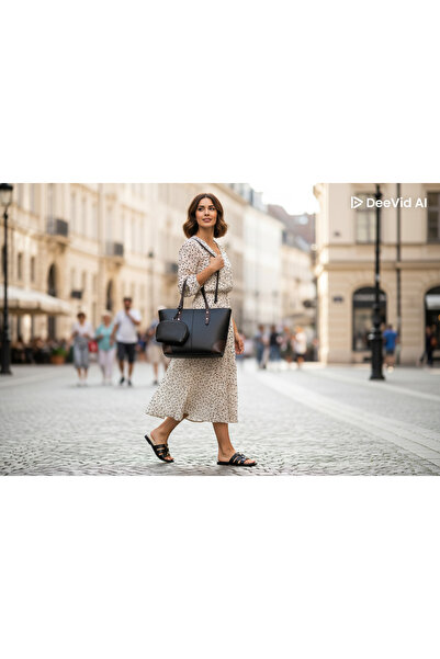 Amigo Women's black open-toe slippers for outdoor and indoor use BX02-42