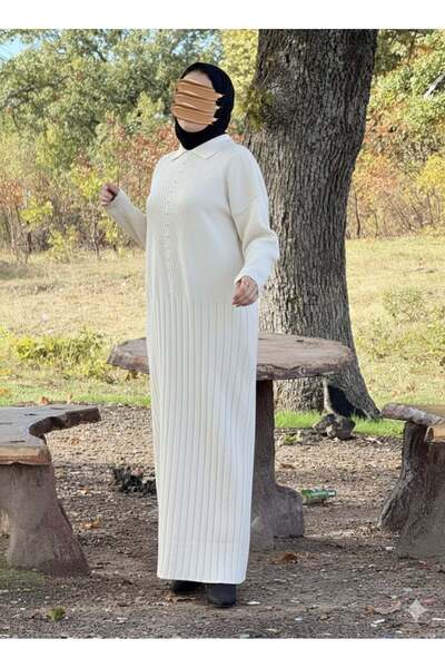 Nissra Ankanoor Stone Detailed Knitwear Dress Anka252011