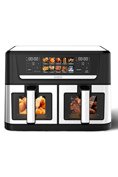 Samus AF12TWIN-S2800DW HOT AIR FRYER, 2800 W, 12 L
