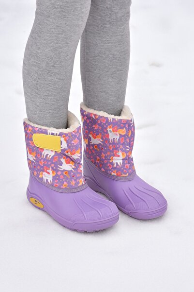 minibonito Winter Warmly Lined Snow Boots for Girls and Boys