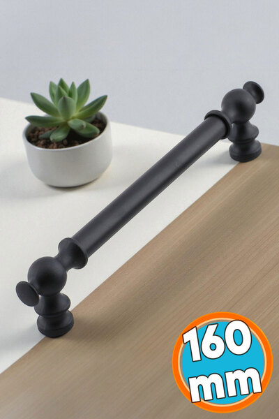 NZB Mobilya Mutfak Çekmece Dolap Dolabı Kapak Kulpları Kulbu Kulpu 160 mm 160 cm Siyah Kulp Metal