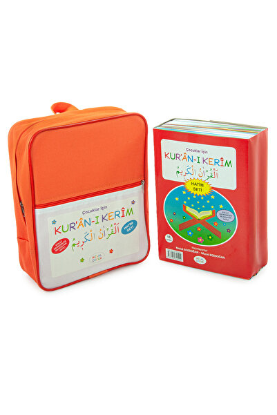 ihvan online Çocuklar İçin Çantalı Renkli Fasiküllü Kuranı Kerim Seti - 3-6 Y...