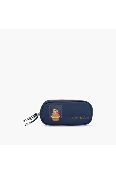 TOEI ANIMATION One Piece Print Pencil Pouch with Zip Closure