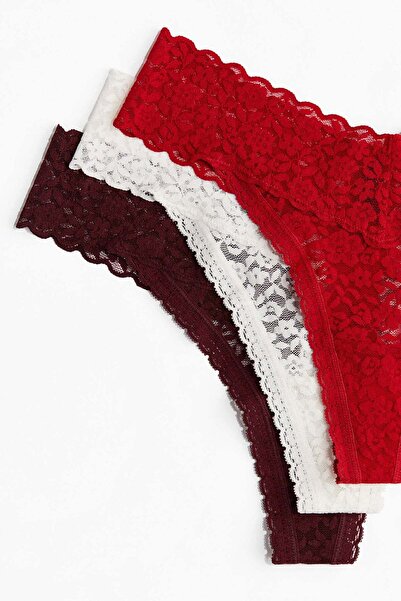 H&M 10-pack lace thong briefs