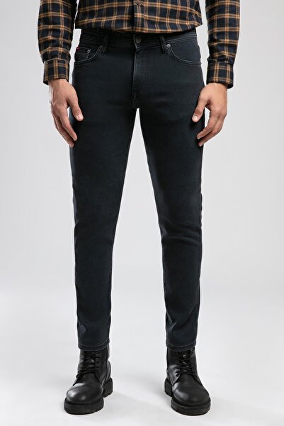 Lee Cooper Jagger Normal Waist Slim Fit Straight Leg Gray Men's Jean Trousers