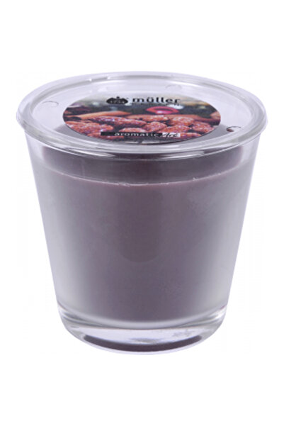 Mueller kerzen xmas almond scented glass candle