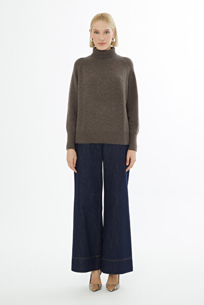 GİZİA Boğazlı Uzun Kollu Kazak