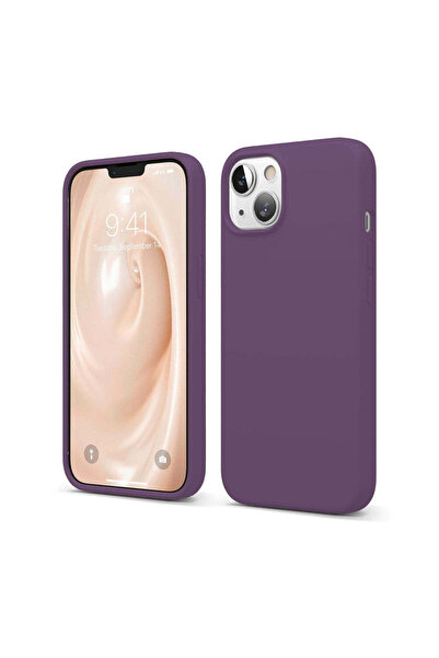 Casey Studios Husă de silicon iPhone 13 Mini, cu microfibră, subțire, de prot...
