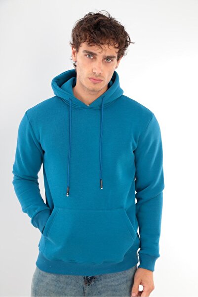 FRANCO RENZO Unisex Standard croială cu glugă bumbac cu tricou fire și fleece...