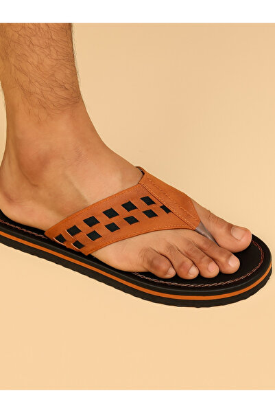 Peterpapa By Styli شبشب رجالي منسوج من قماش ثونغ