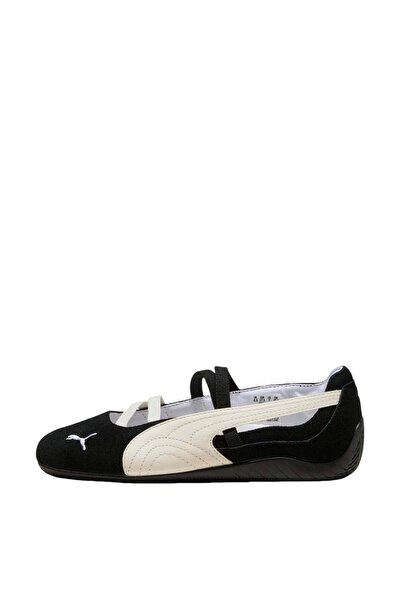 Puma Speedcat Ballet Flats for Women | Black White| Comfort Shoes