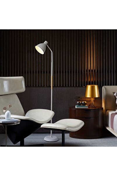 RFAN Floor Lamp Veioza, Model 710, Fixed, Steel/Plastic/Polyethylene, White, Height 150 cm