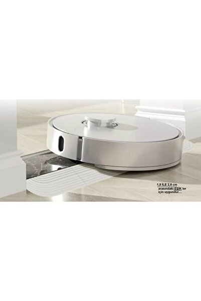 3YK.3d 1,8 cm yükseklik KAPI EŞİK RAMPASI (( beyaz )) TÜM ROBOT SÜPÜRGE VE TE...