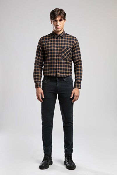 Lee Cooper Jagger Normal Waist Slim Fit Straight Leg Gray Men's Jean Trousers