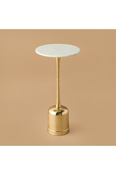 Lifestyle Marble Top Pedestal Table - 30x57 cms