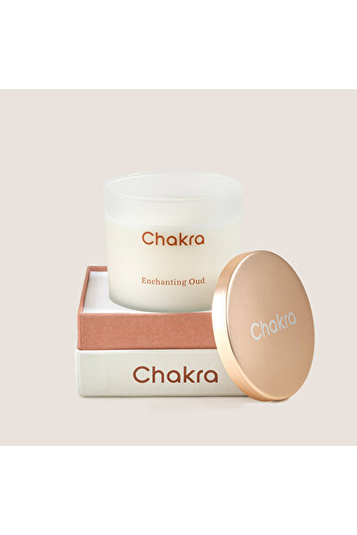 Chakra Scented Candle 400 G - Radiant Oud Bouquet
