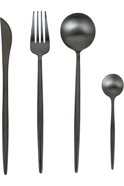 VAV GET مجموعة أدوات مائدة مكونة من 24 قطعة لـ 6 أشخاص