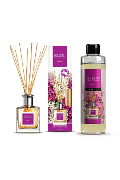 Areon Home Perfume Lilac - Pachet Odorizant 150 ML + Refil 260 ML