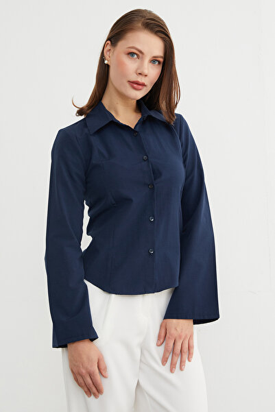 Fulla Moda Іспанська сорочка з рукавами з тканини терікотон