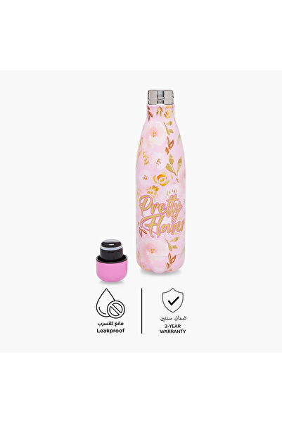 Juniors Printed Stainless Steel Water Bottle with Leakproof Lid – 500 ml