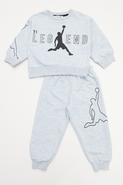 Fulla Moda Basketball Player Printed Boy's Tracksuit