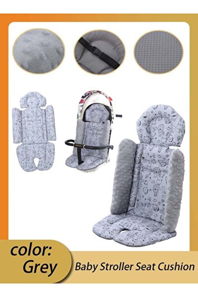 Generic Baby Stroller Cushion Pad Soft Non-Slip Fully Enclosed Universal for Prams/Seats/Car Seats