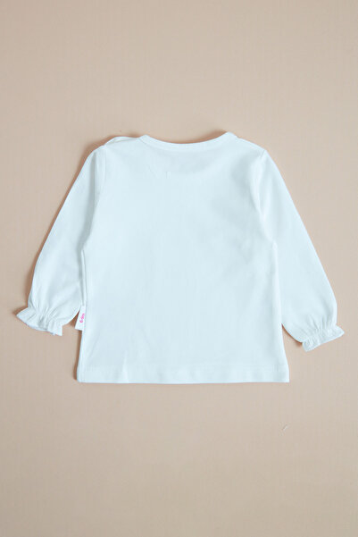 Fulla Moda 100% Cotton Ribbon Detailed Denim Baby Girl Salopet Set