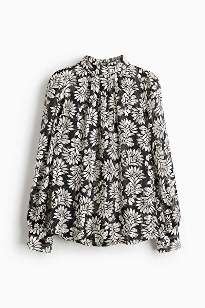 H&M Stand-collar blouse