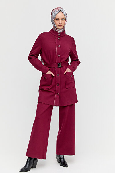 Setrms Taş Detaylı Kemerli İkili Takım