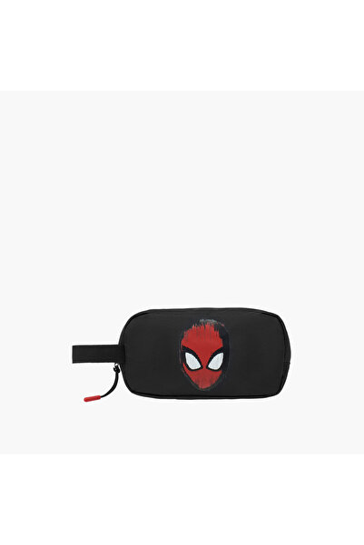 Marvel Spider-Man Print Pencil Pouch with Zip Closure