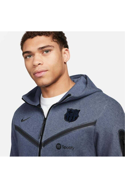 Nike Fc Barcelona Tech Fleece Hoodie Full-Zip Men's Sweatshirt