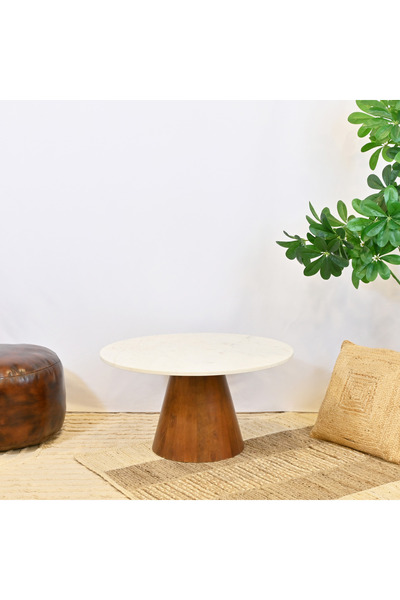 Crafted by Lifestyle Marble Top Coffee Table