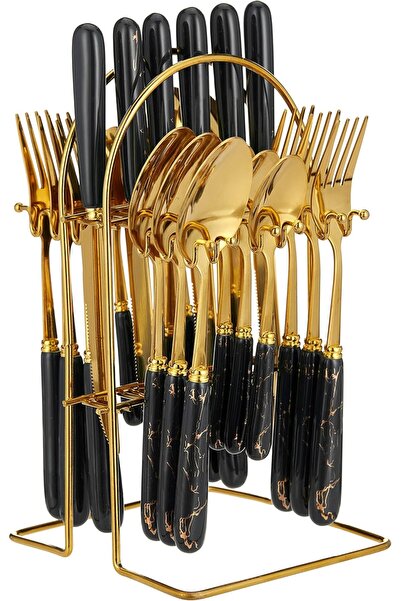 VAV GET 24-Piece Flatware Cutlery Set for 6 People