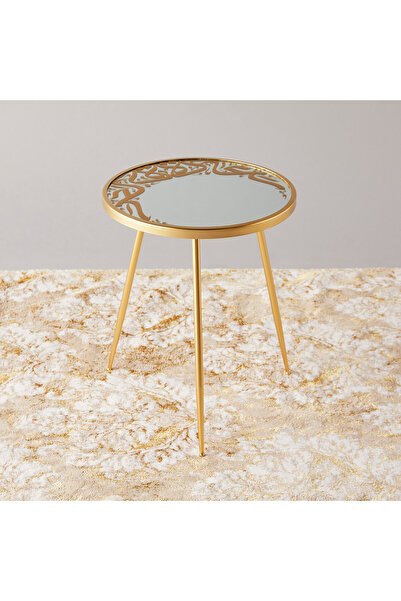Lifestyle Mirror Top Accent Table