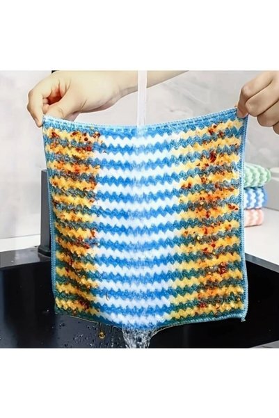 Anadolu Saray Mikrofiber Yumuşak Dokulu Temizlik Bezi 30x30 cm – Leke Tutmaz, Koku Yapmaz, Hızlı Kuruyan Mutfak Be