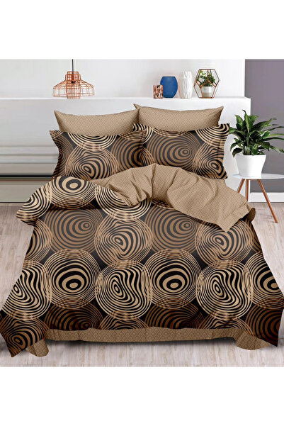 Pucioasa Double Bed Linen Set (6 pcs) - Finet Cotton, Double-sided Print (ST-...