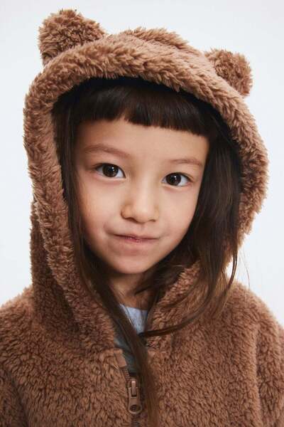 H&M Teddy zip-through hoodie