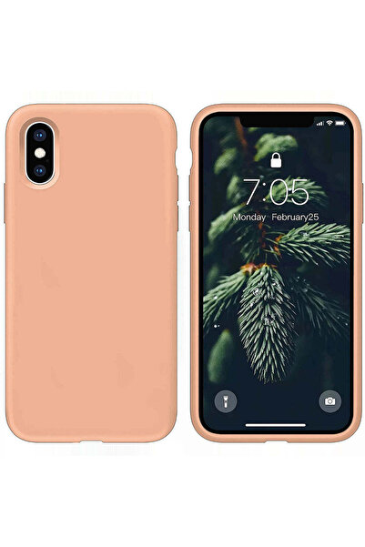 Casey Studios Husa Soft Silicone iPhone X/XS, Microfibra in Interior, de Prot...