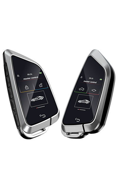 OEM Smart Key, LCD Touch Screen, 4 Buttons, Keyless GO, Keyless Entry, Bluetooth, Universal, Black