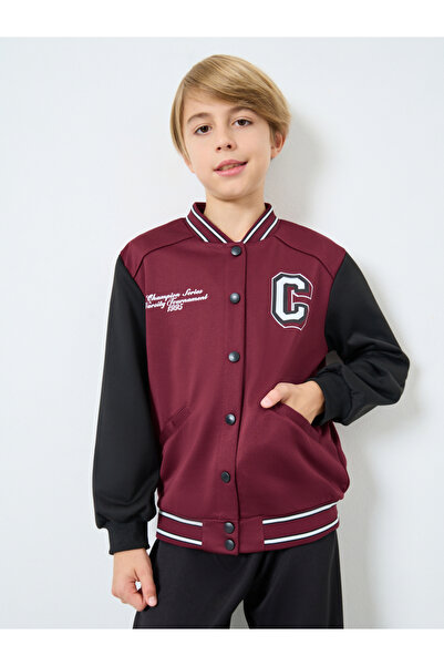 Styli Teens Varsity Print Bomber Jacket and Joggers Set