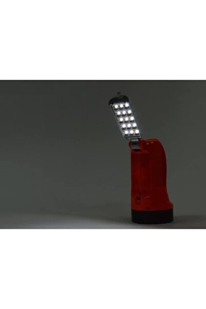 OEM Handheld LED flashlight, 1 W, 15 SMD, rechargeable, strap, orange, 20x10 cm
