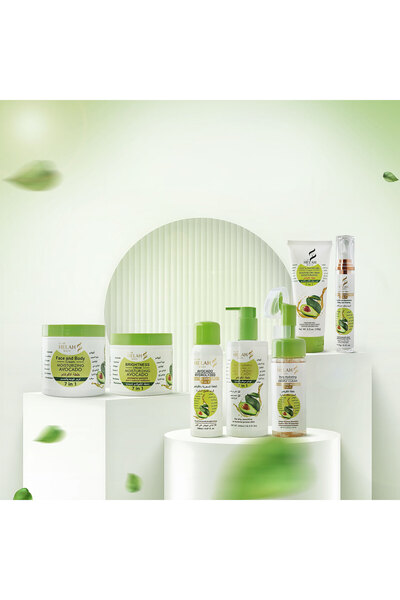 HELAHBEAUTY مجموعة الأفوكادو للعناية بالبشرة 7 في 1