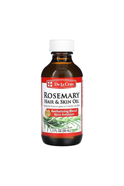 De La Cruz Rosemary Blend Oil for skin and hair, without preservatives or art...