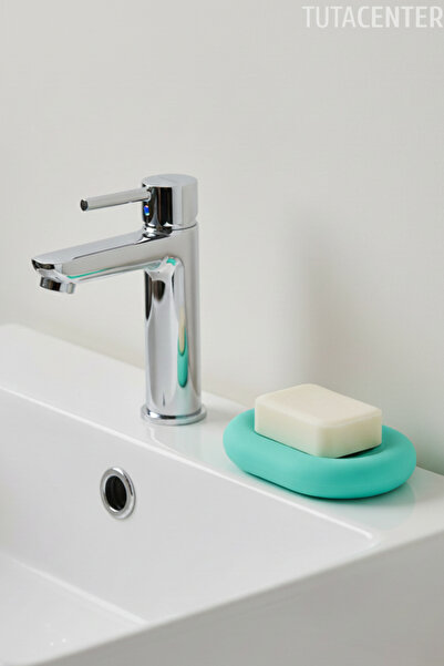 TUTACENTER Stylish and Functional Plastic Bathroom Soap Dish - Solid Soap Holder with Water Drain